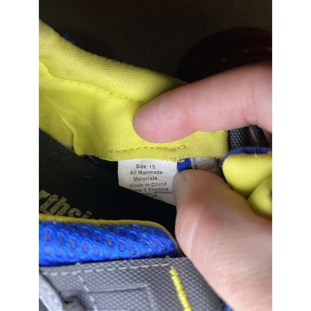 Northside Brille II Kids Water Shoes Size 13 Blue Yellow Athletic Aqua Socks